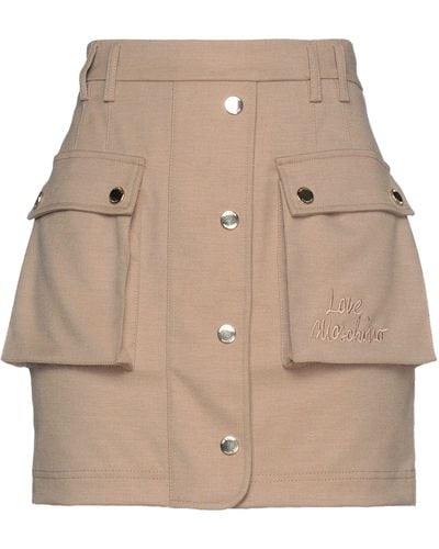 Love Moschino Mini Skirt - Natural