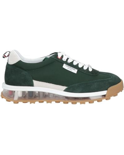 Thom Browne Trainers Leather, Textile Fibres - Green