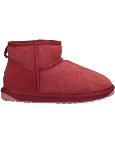 EMU Ankle Boots - Red
