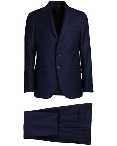 Caruso Suit Wool - Blue