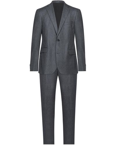 EDUARD DRESSLER Suit Wool - Gray