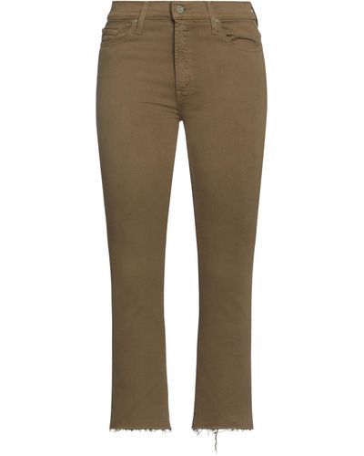Mother Military Jeans Cotton, Polyester, Elastane - Natural