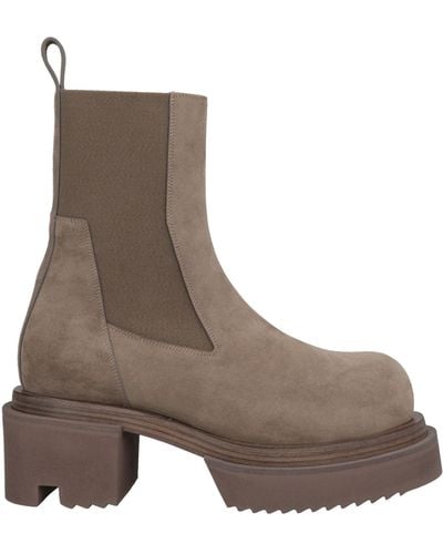 Rick Owens Ankle Boots - Brown