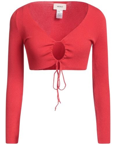 ViCOLO Wrap Cardigans - Red