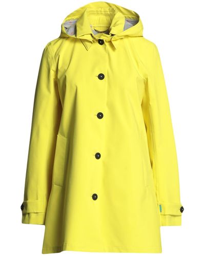Save The Duck Overcoat - Yellow