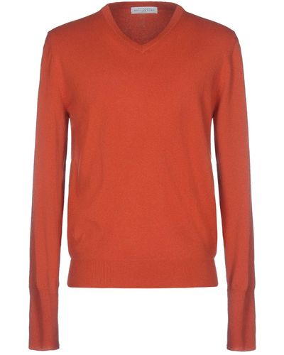 Ballantyne Rust Sweater Cashmere - Red
