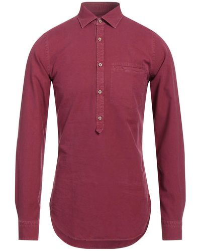 Alessandro Gherardi Garnet Shirt Cotton - Red