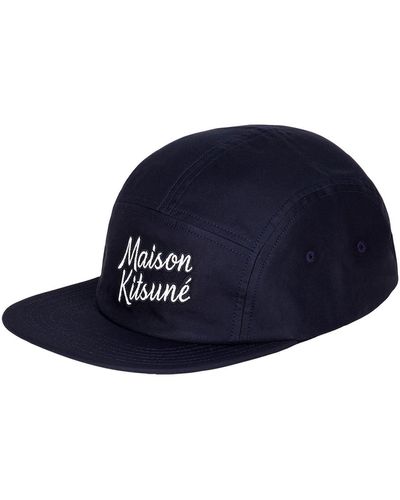 Maison Kitsuné Hat - Blue