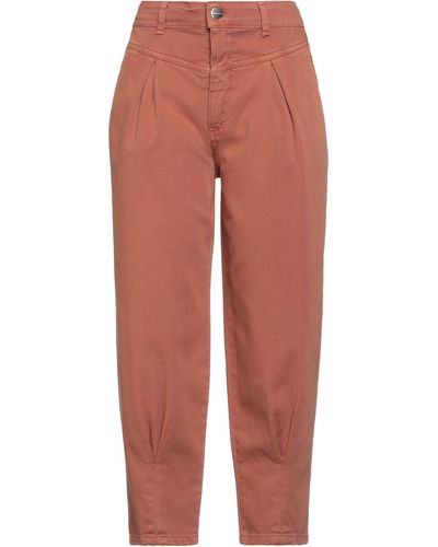 SIMONA CORSELLINI Pantaloni Jeans - Arancione