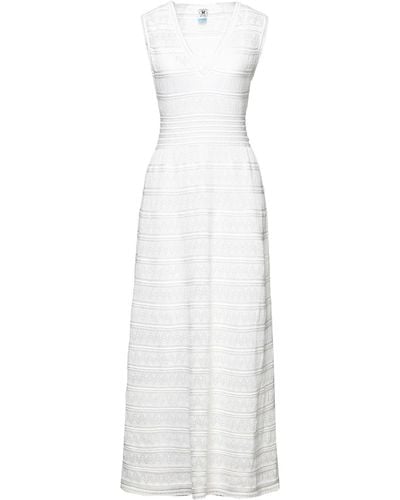 M Missoni Maxi-Kleid - Weiß
