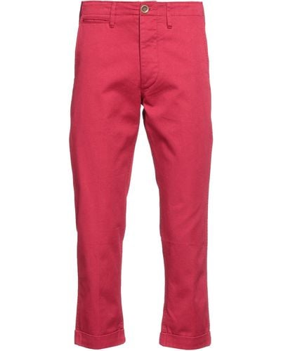 Visvim Cropped Pants - Red