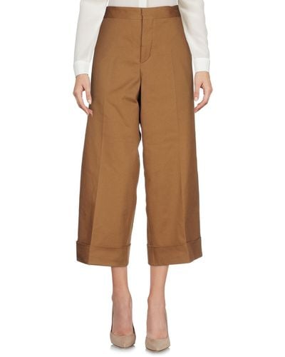 Marni Cropped Trousers - Brown