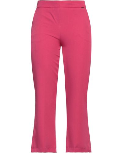 NUALY Cropped Trousers - Pink
