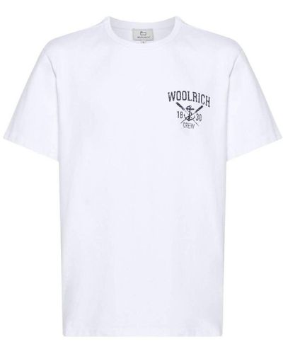 Woolrich T-shirts - Weiß