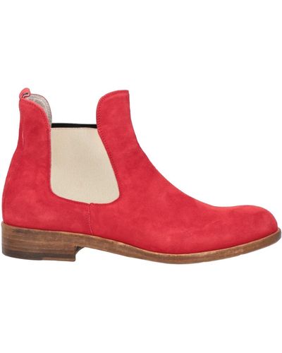 Corvari Ankle Boots - Red