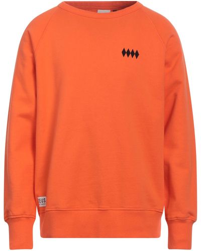 Deus Ex Machina Sweatshirt Recycled Cotton, Cotton - Orange