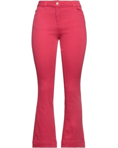 Nenette Pantaloni Jeans - Rosso