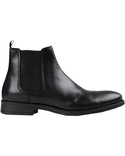Jack & Jones Ankle Boots Soft Leather - Black