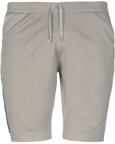 Alpha Studio Khaki Shorts & Bermuda Shorts Cotton - Gray