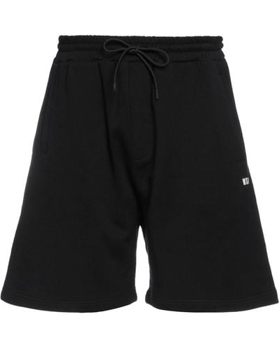 MSGM Shorts & Bermuda Shorts - Black
