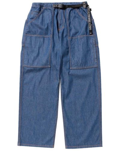 Gramicci Pantalon en jean - Bleu