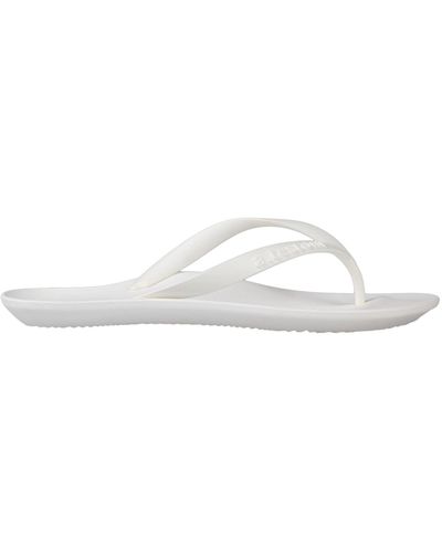 A.Testoni Toe Post Sandals - White