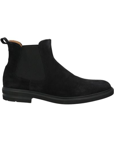 ROGAL'S Midnight Ankle Boots Soft Leather - Black