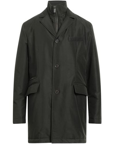 Canali Overcoat & Trench Coat - Gray