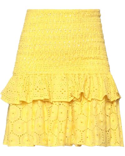 WEILI ZHENG Mini Skirt - Yellow