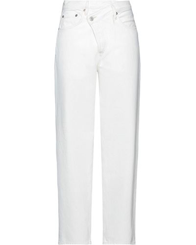 Agolde Denim Pants - White