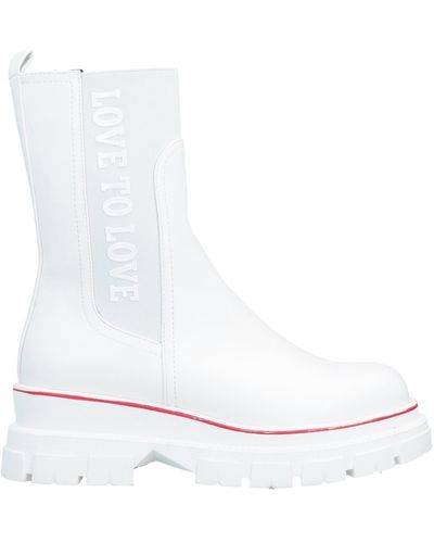 Gai Mattiolo Ankle Boots - White