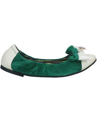 CafeNoir Ballet Flats - Green