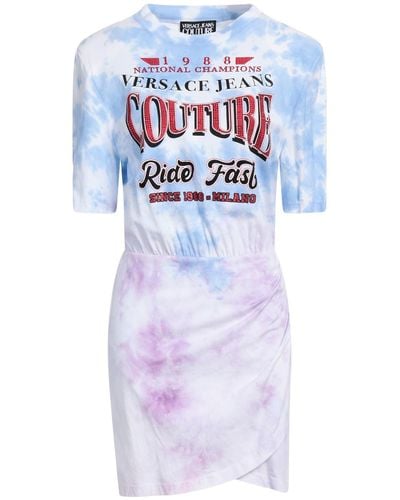 Versace Light Mini Dress Cotton - White
