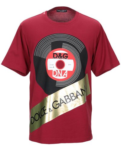Dolce & Gabbana Camiseta - Rojo