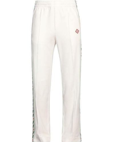 Casablanca Off Pants Cotton, Polyester - White