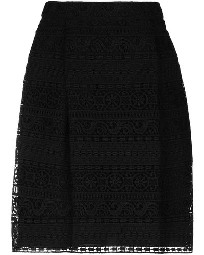 Alberta Ferretti Midi Skirt - Black