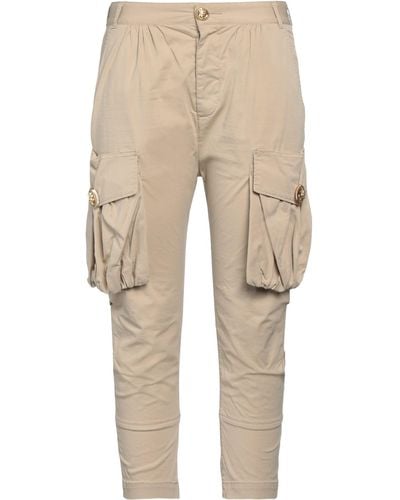 DSquared² Cropped Trousers - Natural