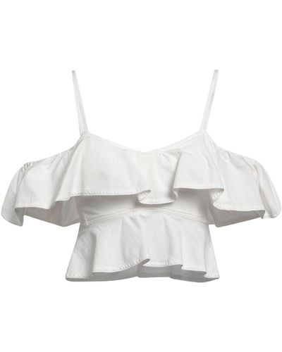 Isabel Marant Top Cotton - White