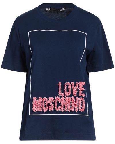 Love Moschino T-shirts - Blau