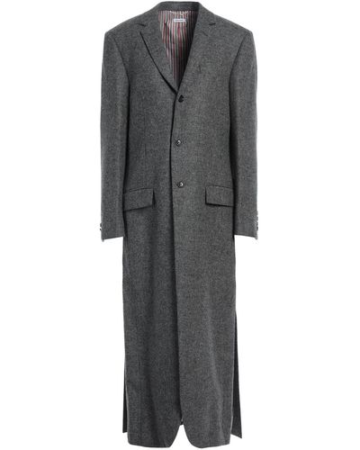 Thom Browne Coat Wool - Grey