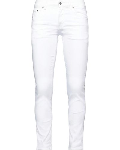 Dondup Pantaloni Jeans - Bianco