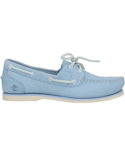 Chaussures plates Bleu Timberland pour femme | Lyst