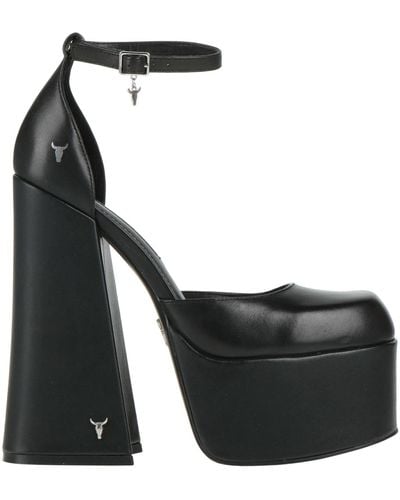 Windsor Smith Court Shoes - Black