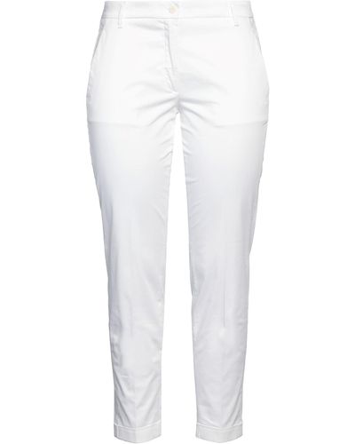Jacob Coh?n Trousers Cotton, Elastane - White