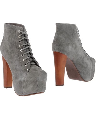 Jeffrey Campbell Ankle Boots - Gray