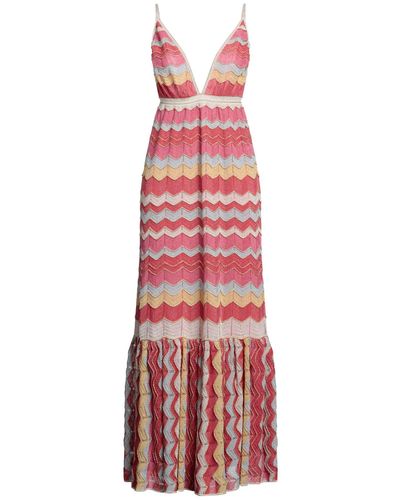 M Missoni Vestito Midi - Rosso