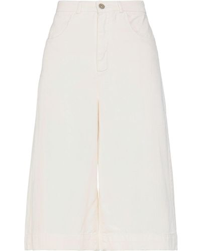 ..,merci Cropped Trousers - White