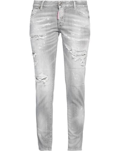 DSquared² Cropped Jeans - Grau