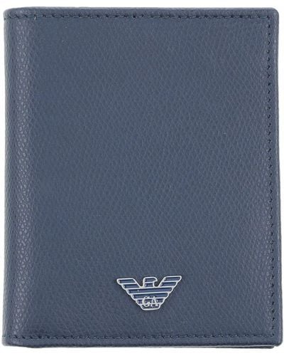 Emporio Armani Brieftasche - Blau