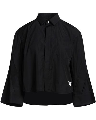 Sacai Shirt Cotton - Black